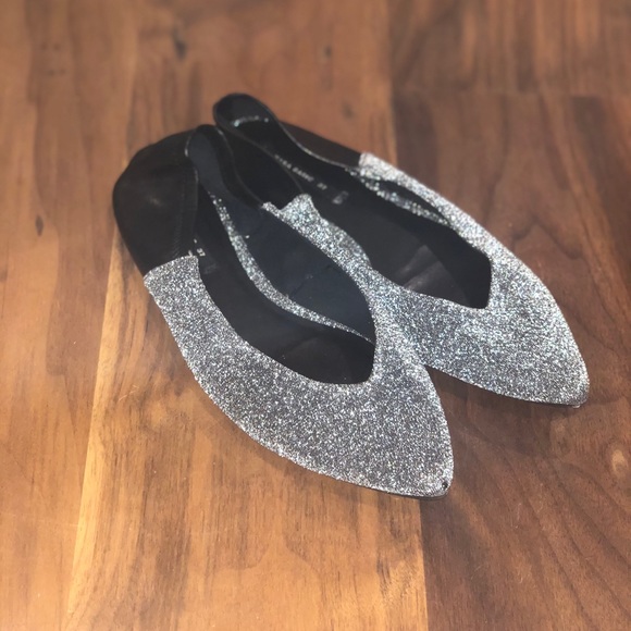Zara sparkly and black flat - Picture 3 of 4